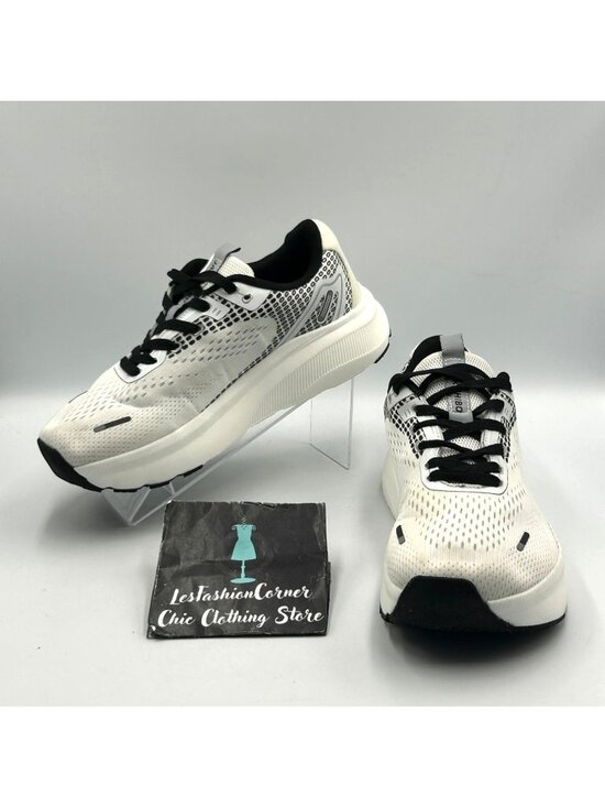 Jackshibo Shoes - Jackshibo Women's Black & White Athletic Running Shoes Size 10 3557